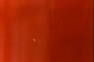 アンティーク雑貨　ノリタケ・則武(日陶)　朱色地白菊文様　レトロな参型火鉢(手あぶり、鉢カバー)(1)