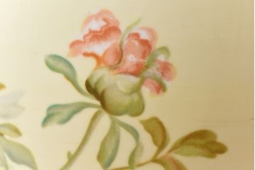 アンティーク雑貨　ノリタケ・則武(日陶)　昭和初期　鮮やかな牡丹が美しい火鉢(鉢カバー)(1)
