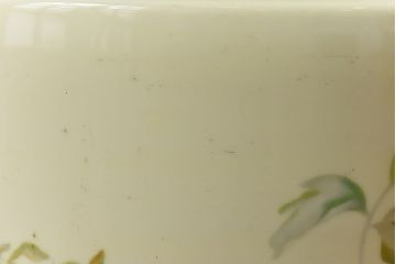 アンティーク雑貨　ノリタケ・則武(日陶)　昭和初期　鮮やかな牡丹が美しい火鉢(鉢カバー)(2)