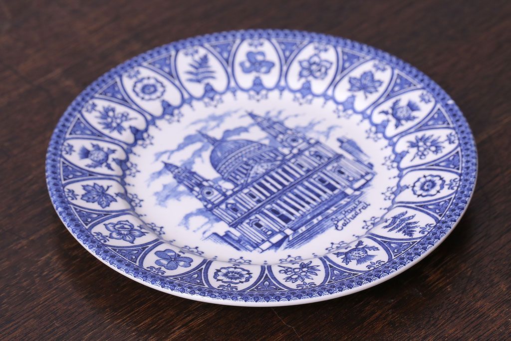 イギリス製　チャールズ皇太子とダイアナ妃 メモリアルプレート(皿)