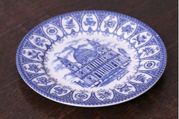 イギリス製　チャールズ皇太子とダイアナ妃 メモリアルプレート(皿)