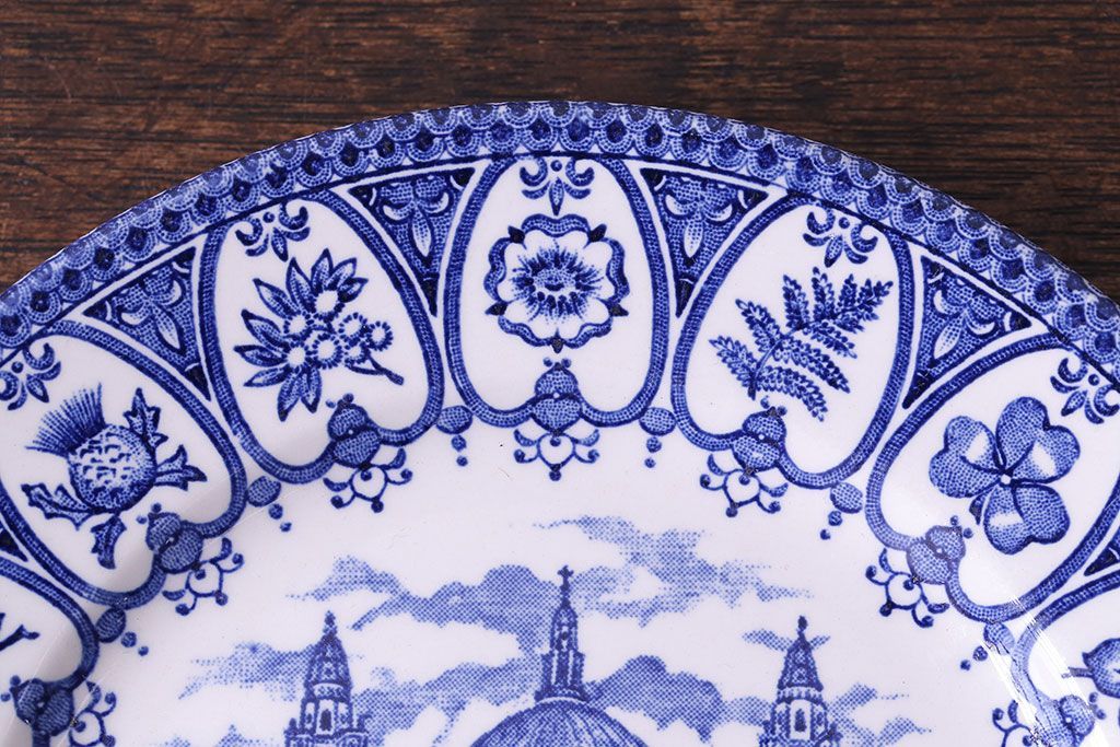 イギリス製　チャールズ皇太子とダイアナ妃 メモリアルプレート(皿)