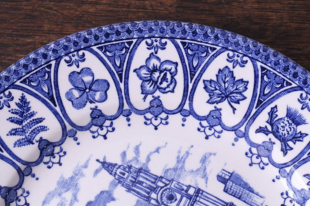 イギリス製　チャールズ皇太子とダイアナ妃 メモリアルプレート(皿)