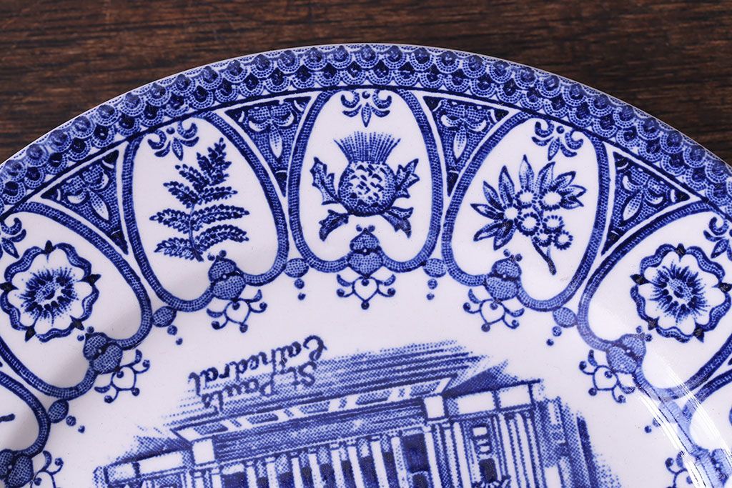 イギリス製　チャールズ皇太子とダイアナ妃 メモリアルプレート(皿)