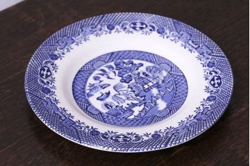 イギリス製　Barratts　東洋風の絵柄のプレート(皿)