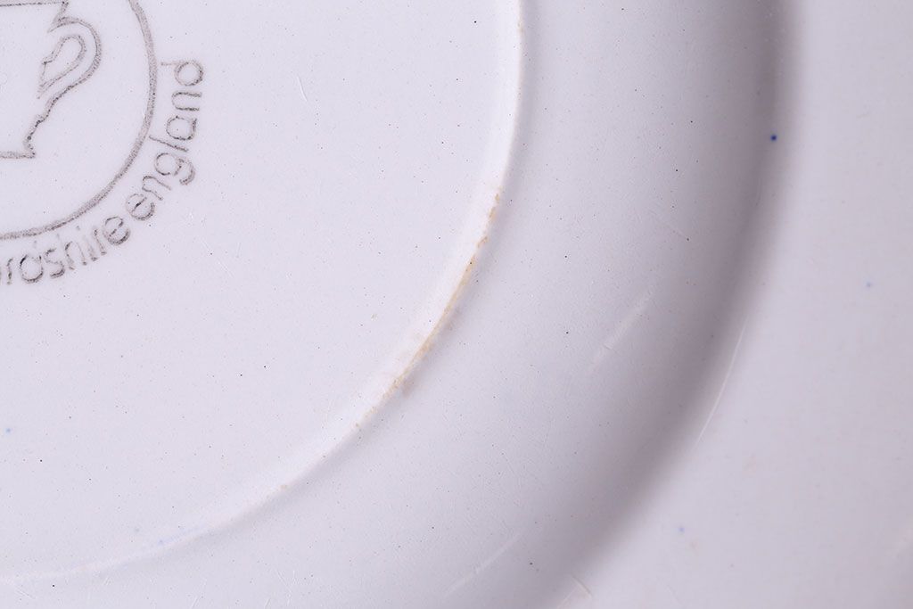 イギリス製　Barratts　東洋風の絵柄のプレート(皿)