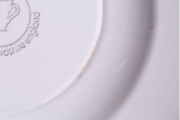 イギリス製　Barratts　東洋風の絵柄のプレート(皿)