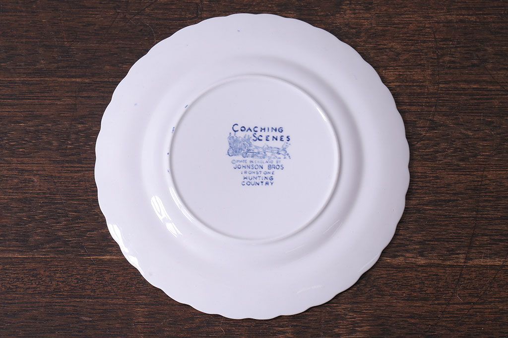 イギリス製　JOHNSON BROS(ジョンソン・ブラザーズ)　絵画のようなプレート(皿)(1)