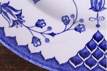 イギリス　Iron stone(アイアンストーン)　可憐な絵柄のディナープレート(大皿、洋食器)(2)