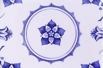 イギリス　Iron stone(アイアンストーン)　可憐な絵柄のディナープレート(大皿、洋食器)(3)