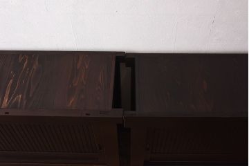 アンティーク家具　和製アンティーク　和モダンにぴったりの近江水屋箪笥(食器棚、キャビネット、戸棚)