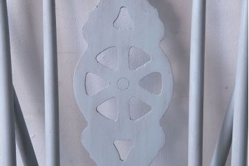 ヴィンテージ家具　ビンテージ　淡いカラーのアンティークペイントチェア(椅子)