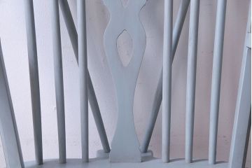 ヴィンテージ家具　ビンテージ　淡いカラーのアンティークペイントチェア(椅子)