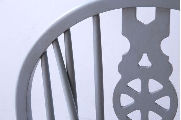 ヴィンテージ家具　ビンテージ　淡いカラーのアンティークペイントチェア(椅子)