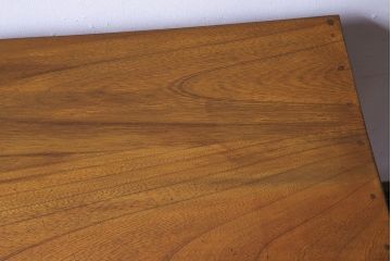 レトロ家具　昭和レトロ　栓材製　学習机にもおすすめのコンソールテーブル(平机、在宅ワーク、在宅用デスク、サイドテーブル)