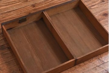 アンティーク家具　和製アンティーク　古い木の質感が味わい深いコンソールテーブル(平机)