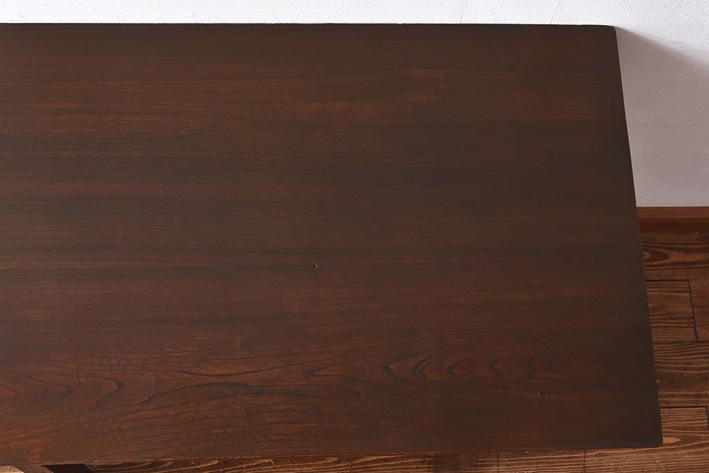 アンティーク家具　和製アンティーク　古い木の質感が味わい深いコンソールテーブル(平机)