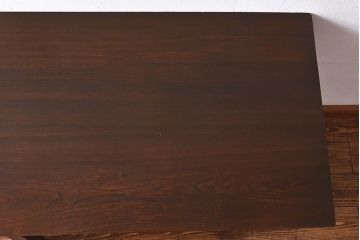 アンティーク家具　和製アンティーク　古い木の質感が味わい深いコンソールテーブル(平机)