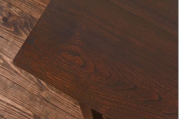 アンティーク家具　和製アンティーク　古い木の質感が味わい深いコンソールテーブル(平机)