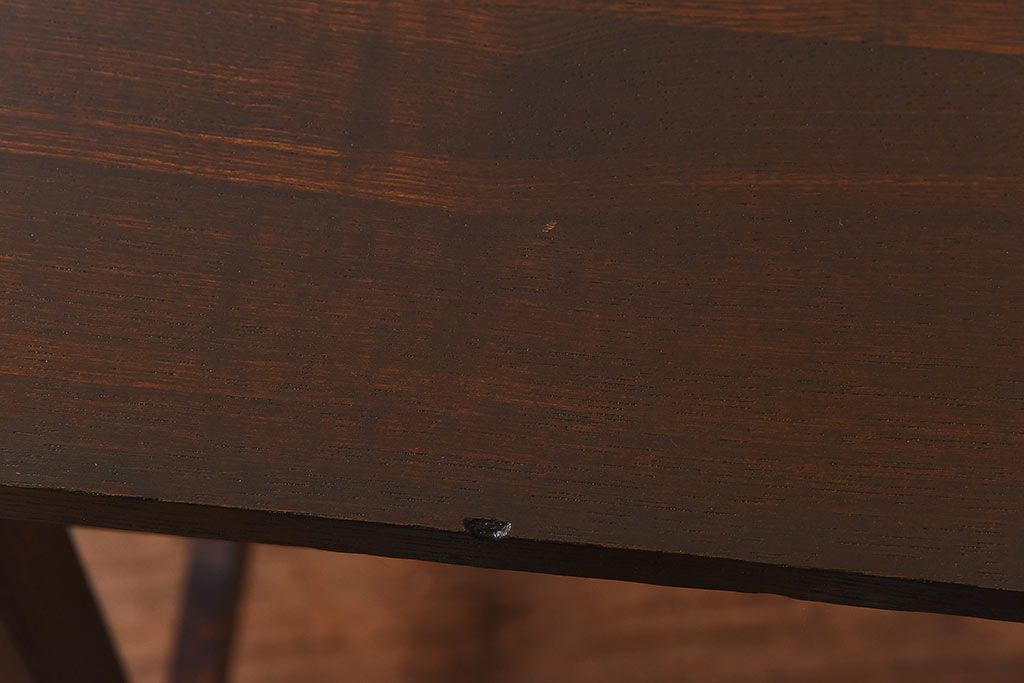 アンティーク家具　和製アンティーク　古い木の質感が味わい深いコンソールテーブル(平机)