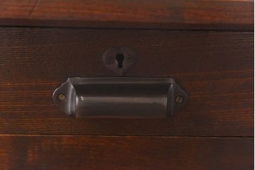 アンティーク家具　和製アンティーク　古い木の質感が味わい深いコンソールテーブル(平机)