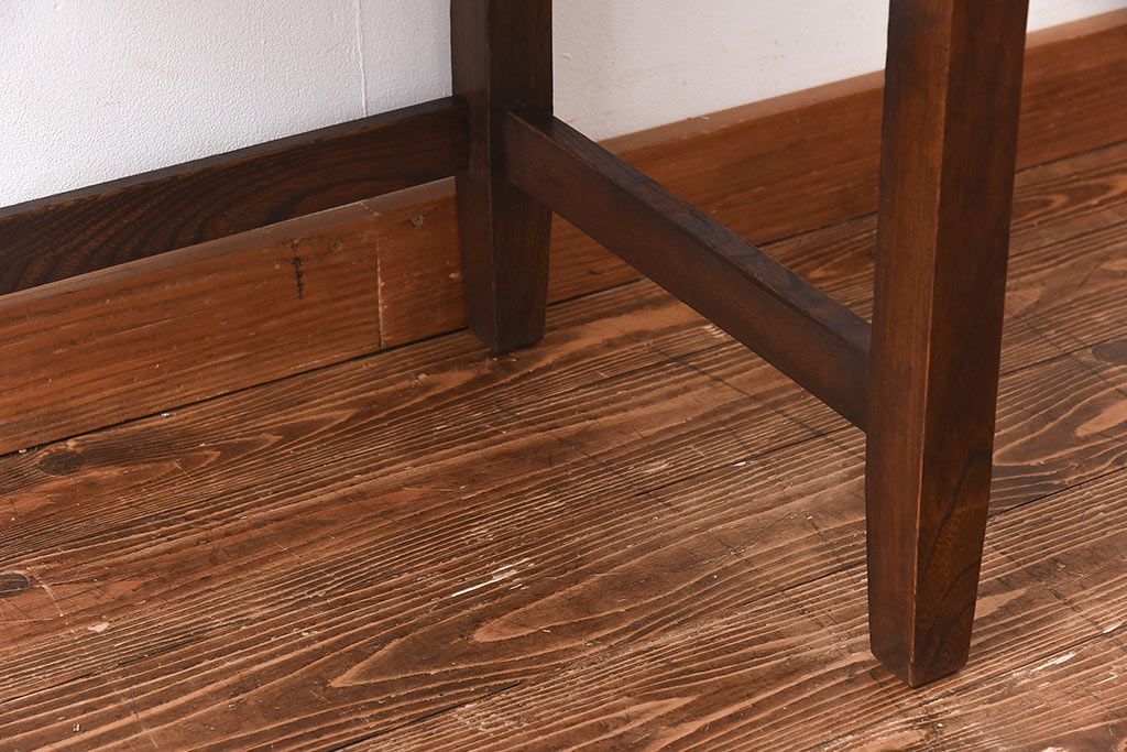 アンティーク家具　和製アンティーク　古い木の質感が味わい深いコンソールテーブル(平机)