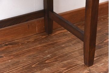 アンティーク家具　和製アンティーク　古い木の質感が味わい深いコンソールテーブル(平机)