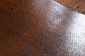 アンティーク家具　イギリスアンティーク　オーク材の杢目が美しいカードケース(引き出し、チェスト、小物収納、図書館、図書室)