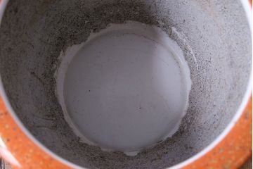 アンティーク雑貨　ノリタケ・則武(日陶)　オールドノリタケ　砂地橙色火鉢(鉢カバー)(1)