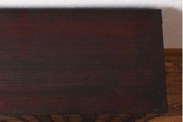 アンティーク家具　古民具　江戸期　珍しいデザインの新潟産・帳場箪笥(薬箪笥)