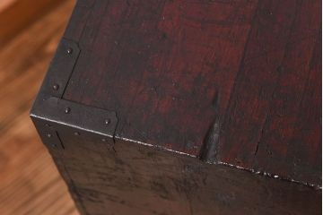 アンティーク家具　古民具　江戸期　珍しいデザインの新潟産・帳場箪笥(薬箪笥)