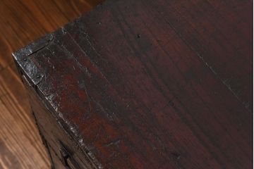 アンティーク家具　古民具　江戸期　珍しいデザインの新潟産・帳場箪笥(薬箪笥)