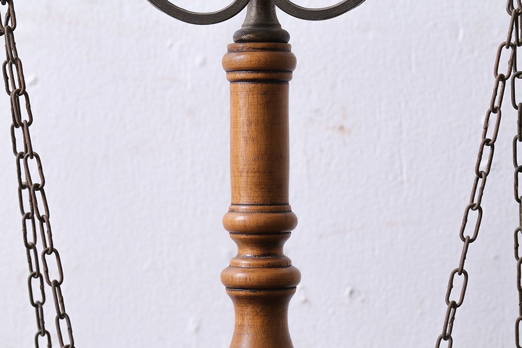 アンティーク雑貨　ビンテージ　イタリア製　味わいのある風合いが魅力の天秤(はかり)