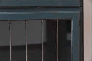 【I様ご成約分】ペイント家具　レトロなスタッキングブックケース(本箱、収納棚)