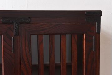 中古美品　岩谷堂箪笥　No.746　覚山サイドボード(収納棚、タンス)(定価約60万円)