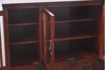 中古美品　岩谷堂箪笥　No.746　覚山サイドボード(収納棚、タンス)(定価約60万円)