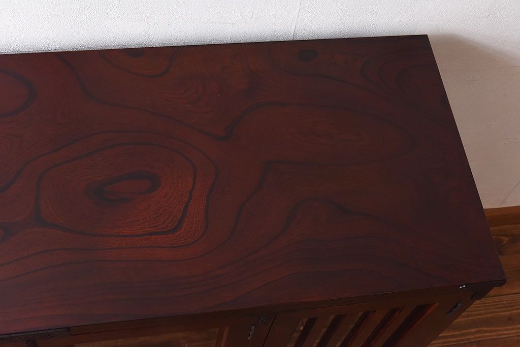 中古美品　岩谷堂箪笥　No.746　覚山サイドボード(収納棚、タンス)(定価約60万円)