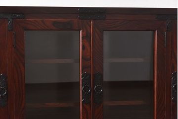 中古美品　岩谷堂箪笥　No.746　覚山サイドボード(収納棚、タンス)(定価約60万円)