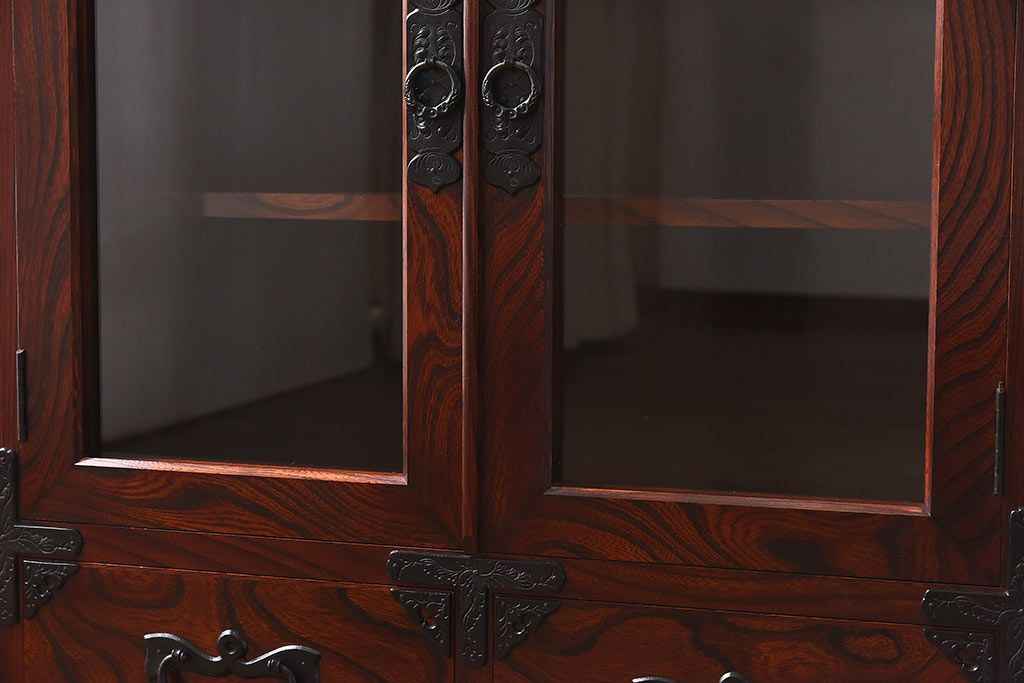 中古美品　岩谷堂箪笥　No.746　覚山サイドボード(収納棚、タンス)(定価約60万円)