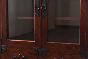 中古美品　岩谷堂箪笥　No.746　覚山サイドボード(収納棚、タンス)(定価約60万円)