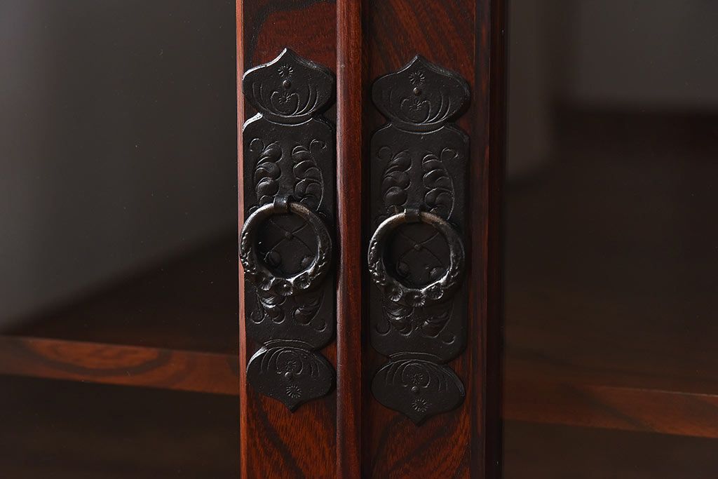 中古美品　岩谷堂箪笥　No.746　覚山サイドボード(収納棚、タンス)(定価約60万円)