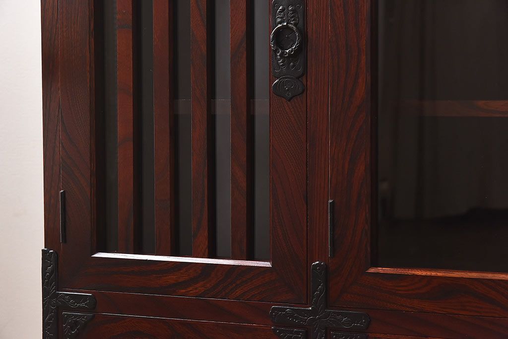 中古美品　岩谷堂箪笥　No.746　覚山サイドボード(収納棚、タンス)(定価約60万円)