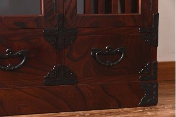 中古美品　岩谷堂箪笥　No.746　覚山サイドボード(収納棚、タンス)(定価約60万円)