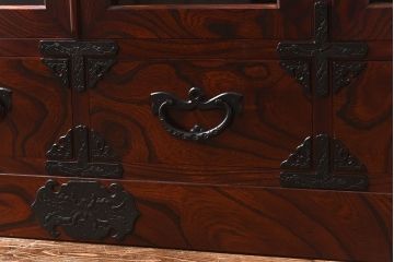 中古美品　岩谷堂箪笥　No.746　覚山サイドボード(収納棚、タンス)(定価約60万円)