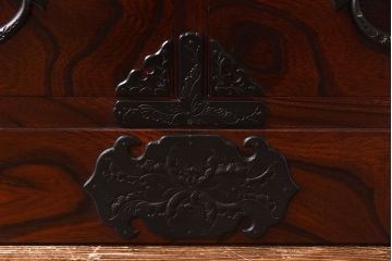 中古美品　岩谷堂箪笥　No.746　覚山サイドボード(収納棚、タンス)(定価約60万円)