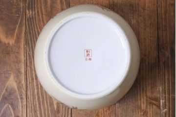 和製アンティーク　オールドノリタケ　日陶(則武) 　和の雰囲気漂う松の図の火鉢(瀬戸火鉢、Noritake、noritake、NORITAKE、手あぶり、鉢カバー、ディスプレイ)(1)(R-027650)