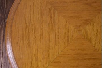 アンティーク雑貨　中古　天童木工　ナチュラルな木の風合いのサイドテーブル(ラウンドテーブル、コーヒーテーブル、花台)(3)
