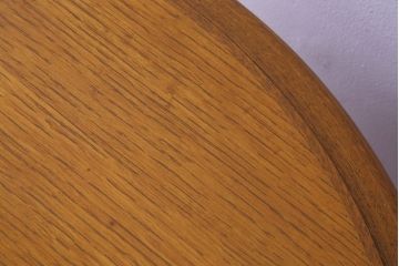 アンティーク雑貨　中古　天童木工　ナチュラルな木の風合いのサイドテーブル(ラウンドテーブル、コーヒーテーブル、花台)(3)