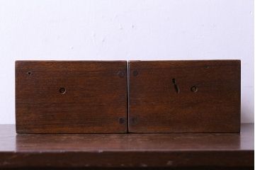 アンティーク雑貨　イギリスビンテージ　木製　かわいらしい天使のブックエンド(本立て)
