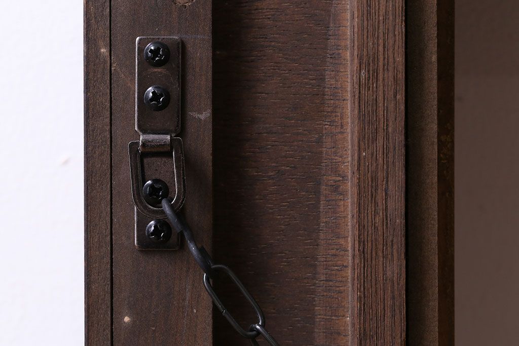 アンティーク雑貨　ワインレッドの枠がおしゃれなフレーム(額縁)